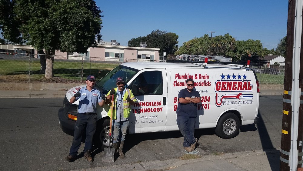 general plumbing and rooter van