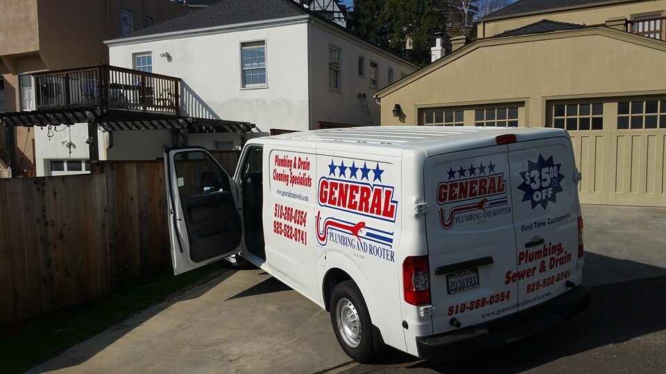 general plumbing and rooter van